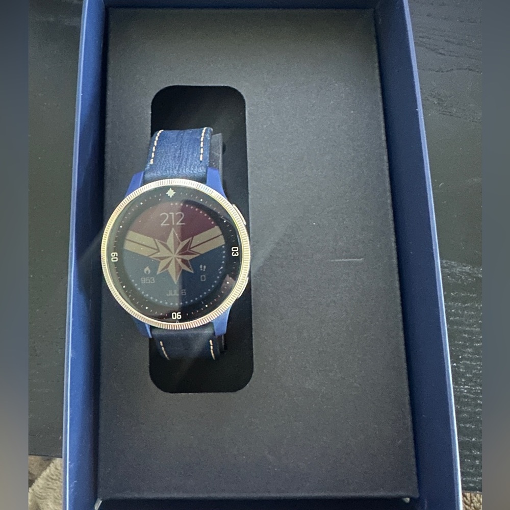 Captain Marvel Special Edition Garmin smartwatch